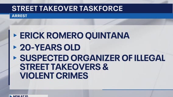 Alleged LA street takeover leader arrested