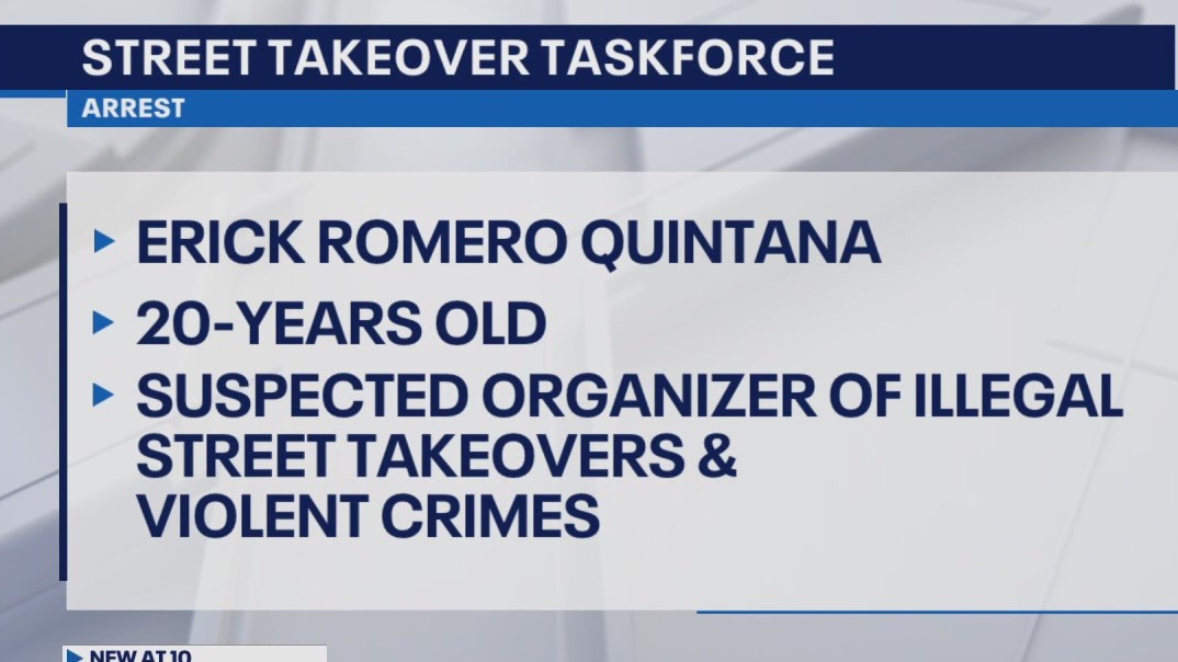 Alleged LA street takeover leader arrested