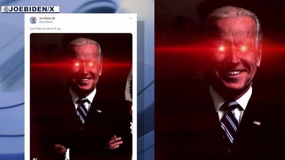 Biden posts Dark Brandon meme after Super Bowl