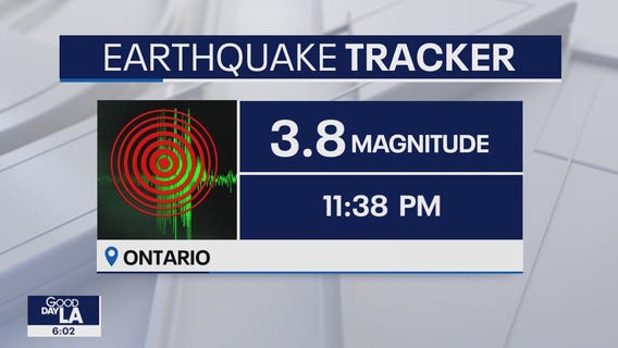 Earthquake near Ontario