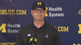 WATCH: Harbaugh, Bredeson, Thomas, Kemp & Hutchinson ready for Michigan State