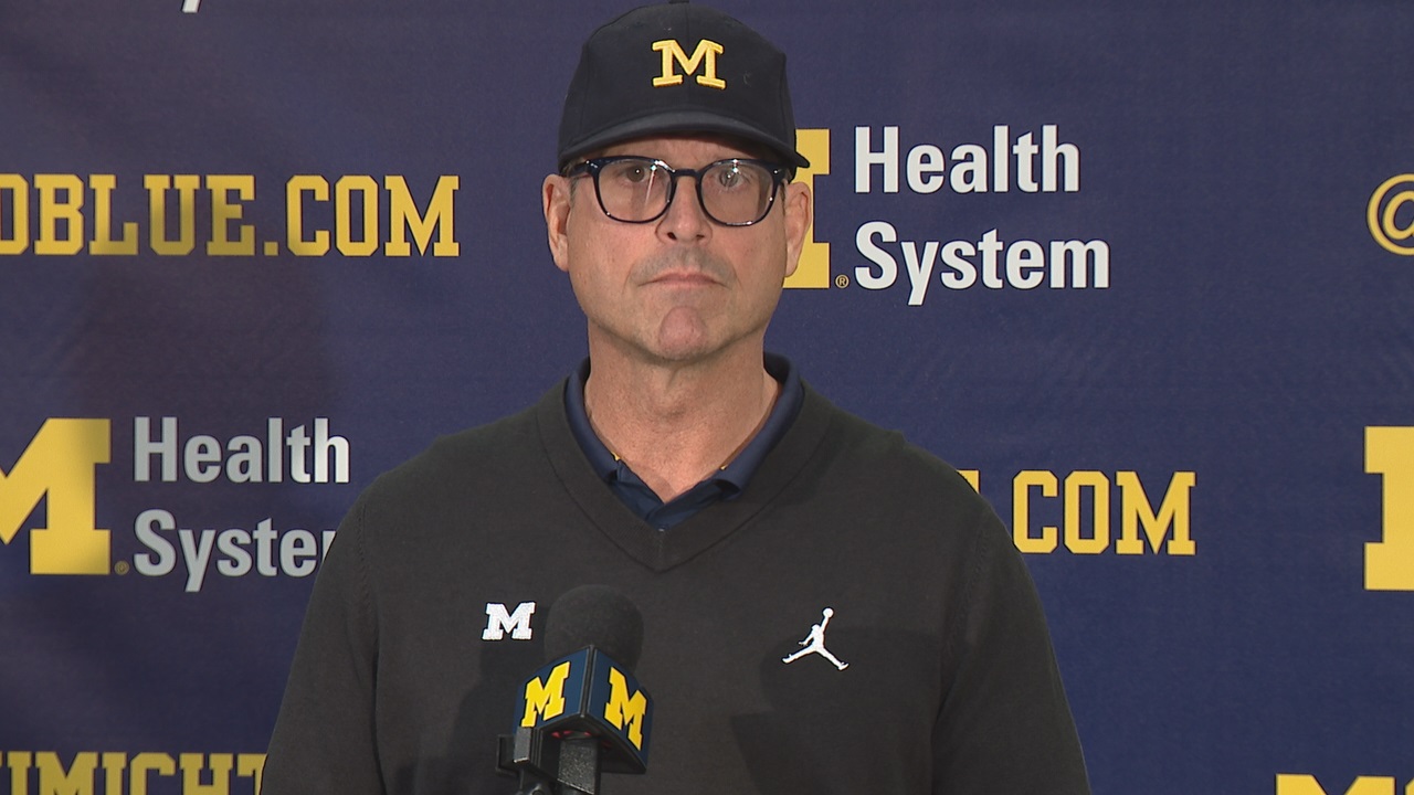 WATCH: Harbaugh, Bredeson, Thomas, Kemp & Hutchinson ready for Michigan State