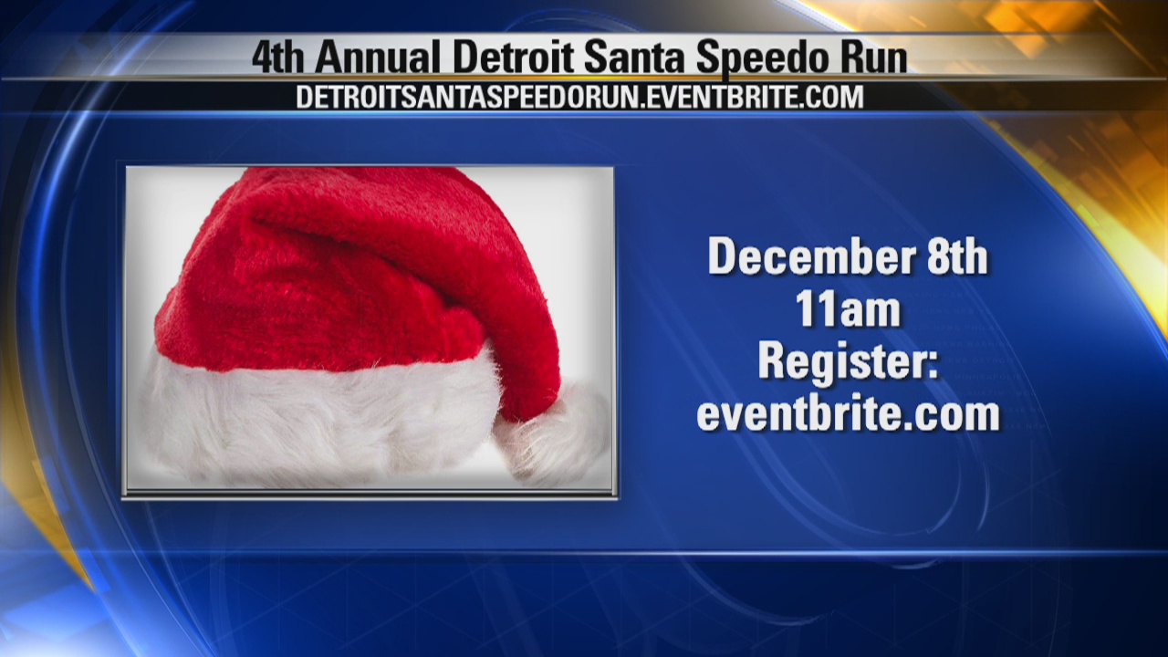 Detroit Santa Speedo Run