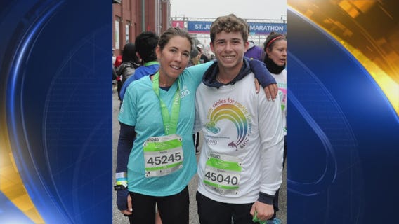 Mom and son run together at St. Jude Memphis Marathon weekend