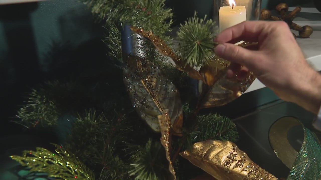 Adding the finishing touches to your holiday decor