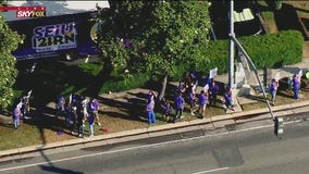 Nurses strike in Riverside