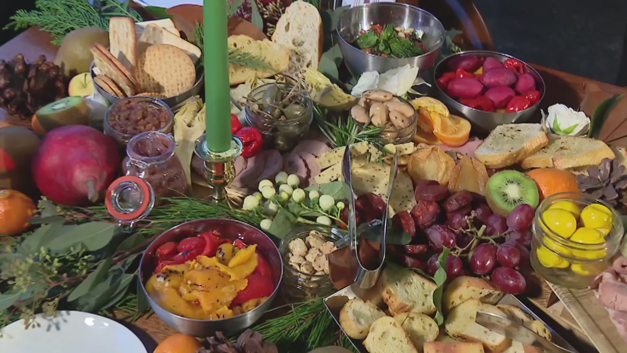 Chef Kelli has the greatest charcuterie board we've ever seen