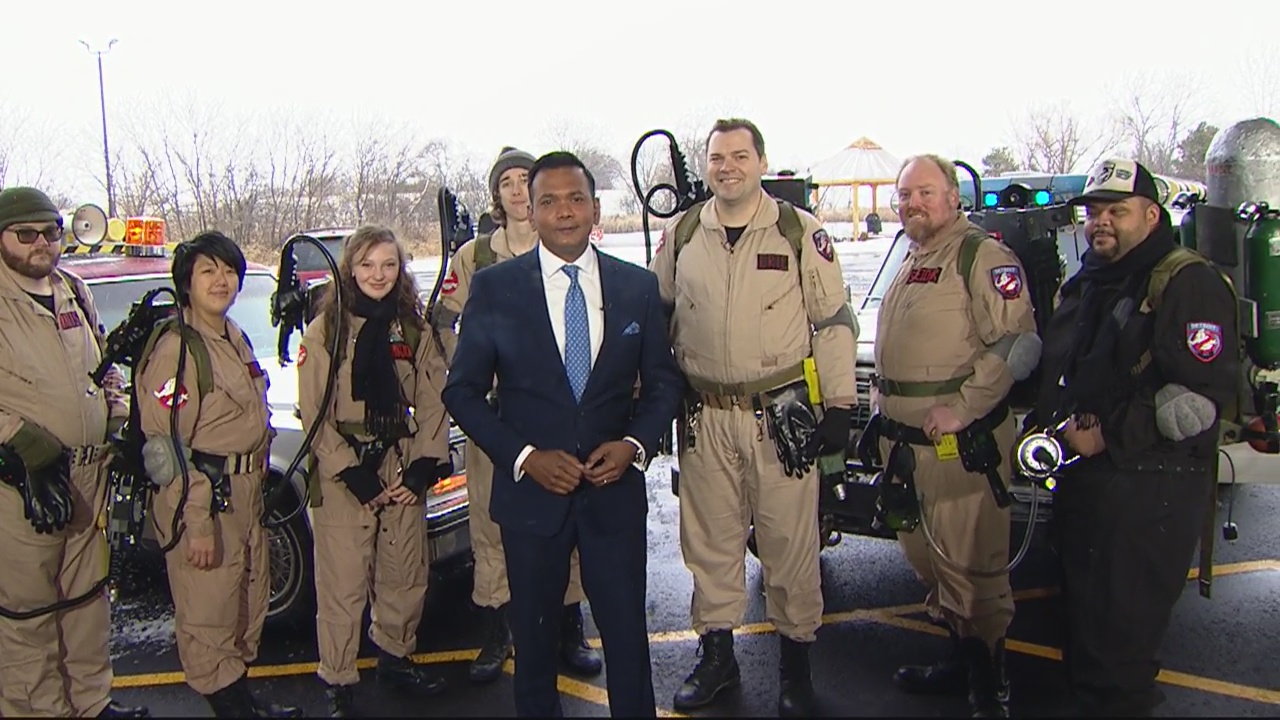 Canterbury Village holds NYE Mitten Drop with the Michigan Ghostbusters