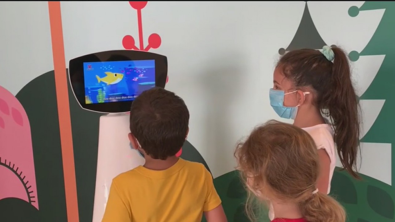 Robot at UCLA helping kids