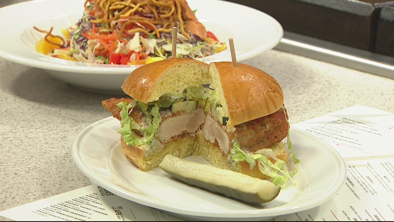 Making The Morrie Nashville chicken sandwich with Variety