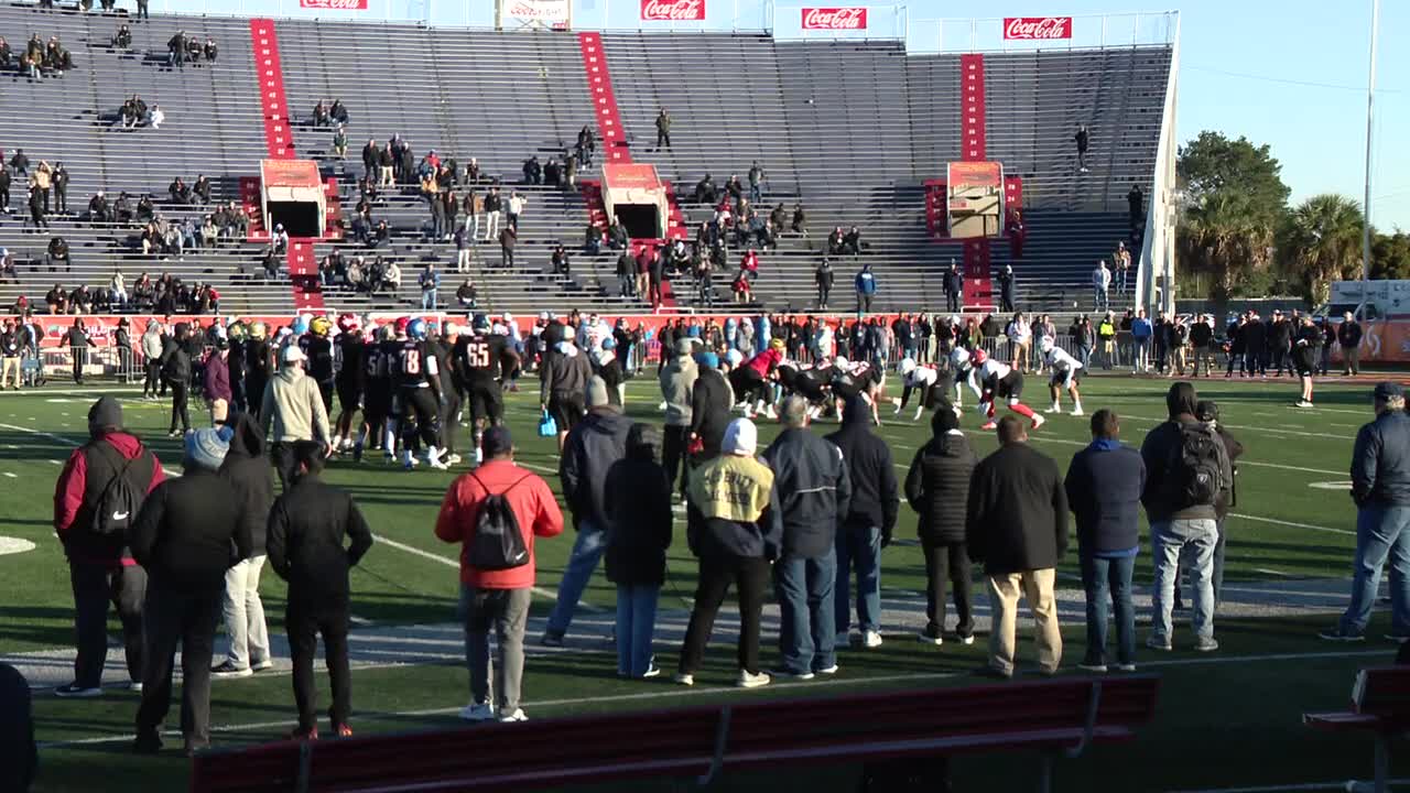 Lions at the Senior Bowl - Coaching the North