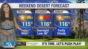 Weekend desert forecast for August 14-16