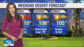 Weekend desert forecast for August 28-30