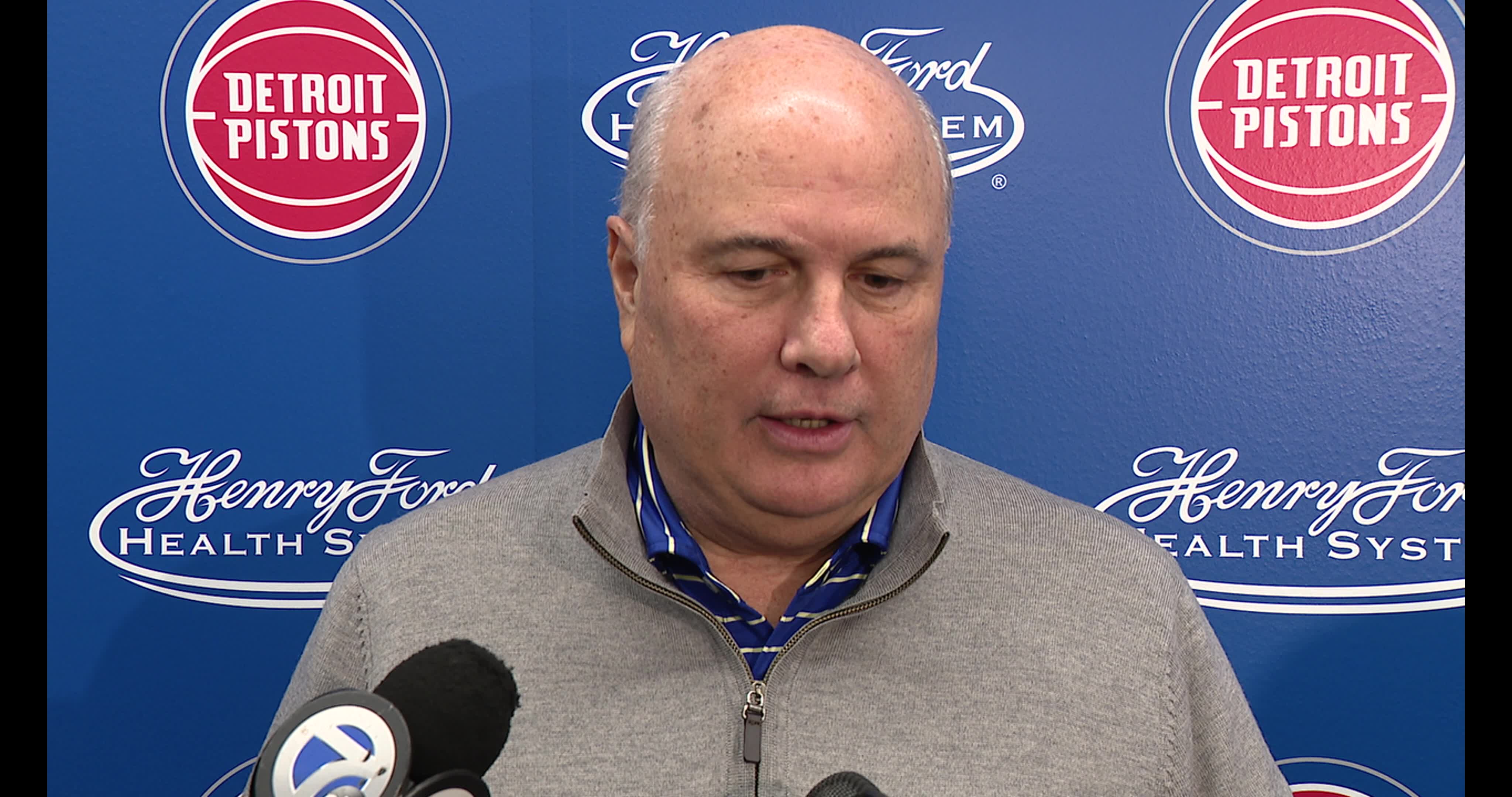 Watch - Pistons Executive Ed Stefanski met with reporters to discuss the trade of Andre Drummond