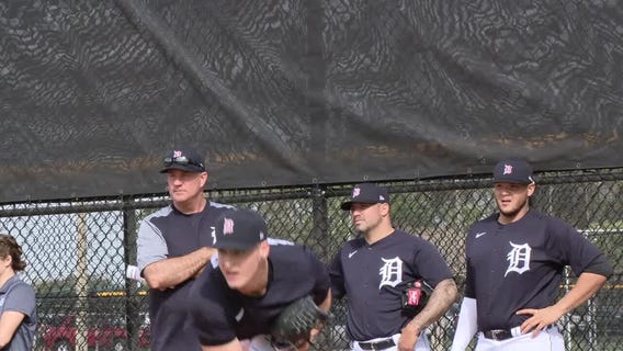 Tigers Spring Training - Pitchers on Day 1