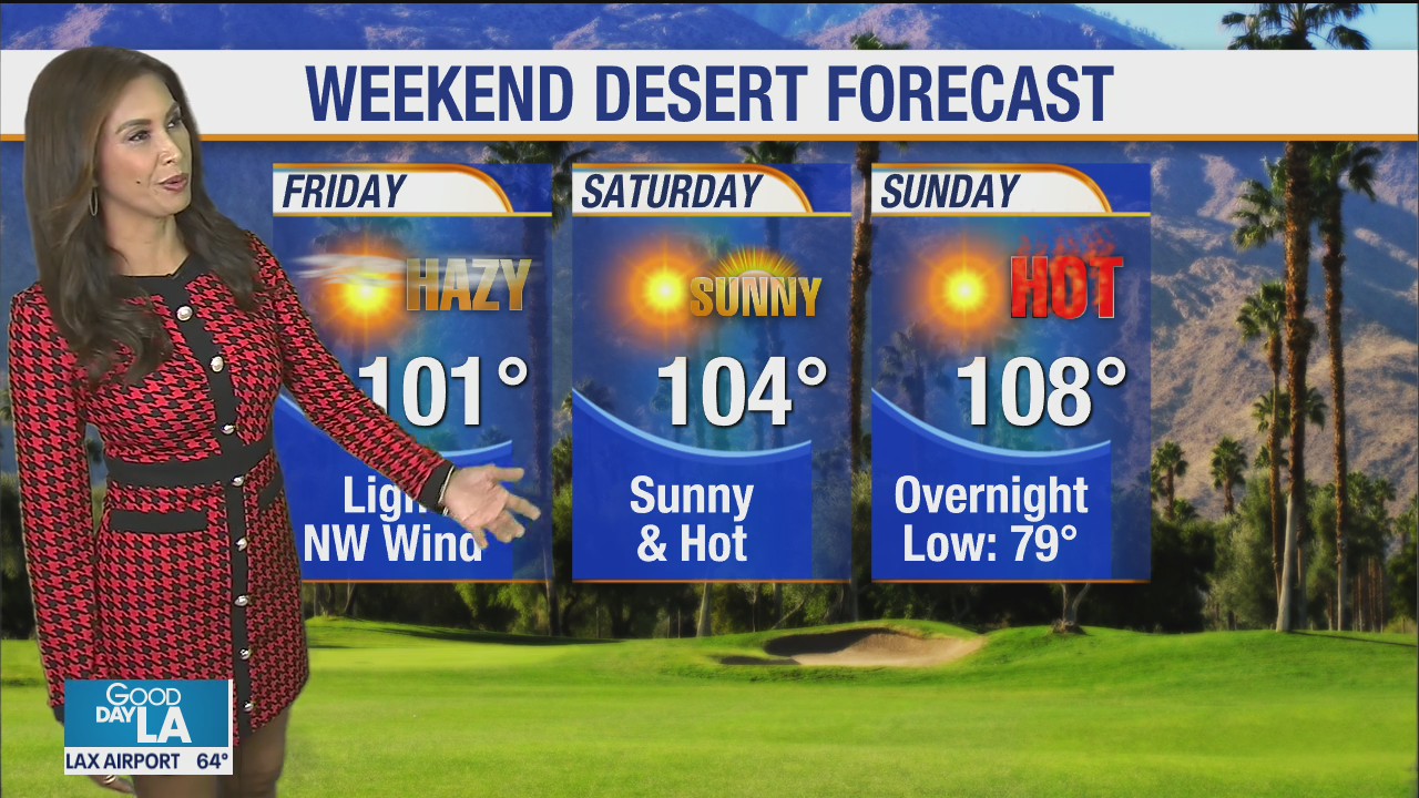 Weekend desert forecast for September 11-13