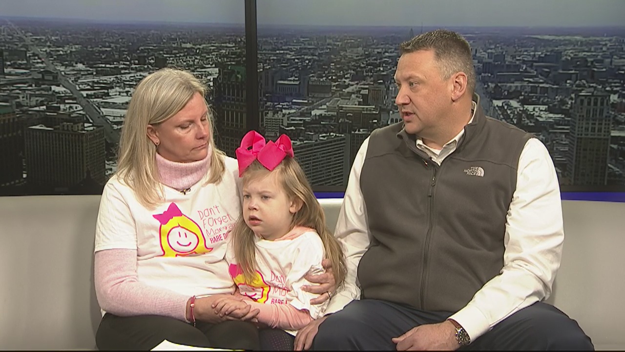Michigan parents create foundation to raise BPAN awareness after daughter's diagnosis