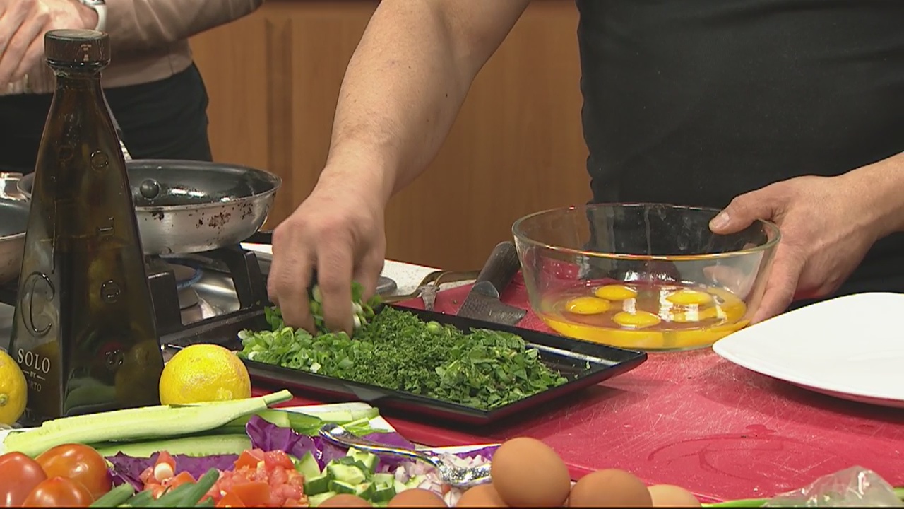 Making Gramma Liza?s Lebanese Lenten omelette with Chef Bobby
