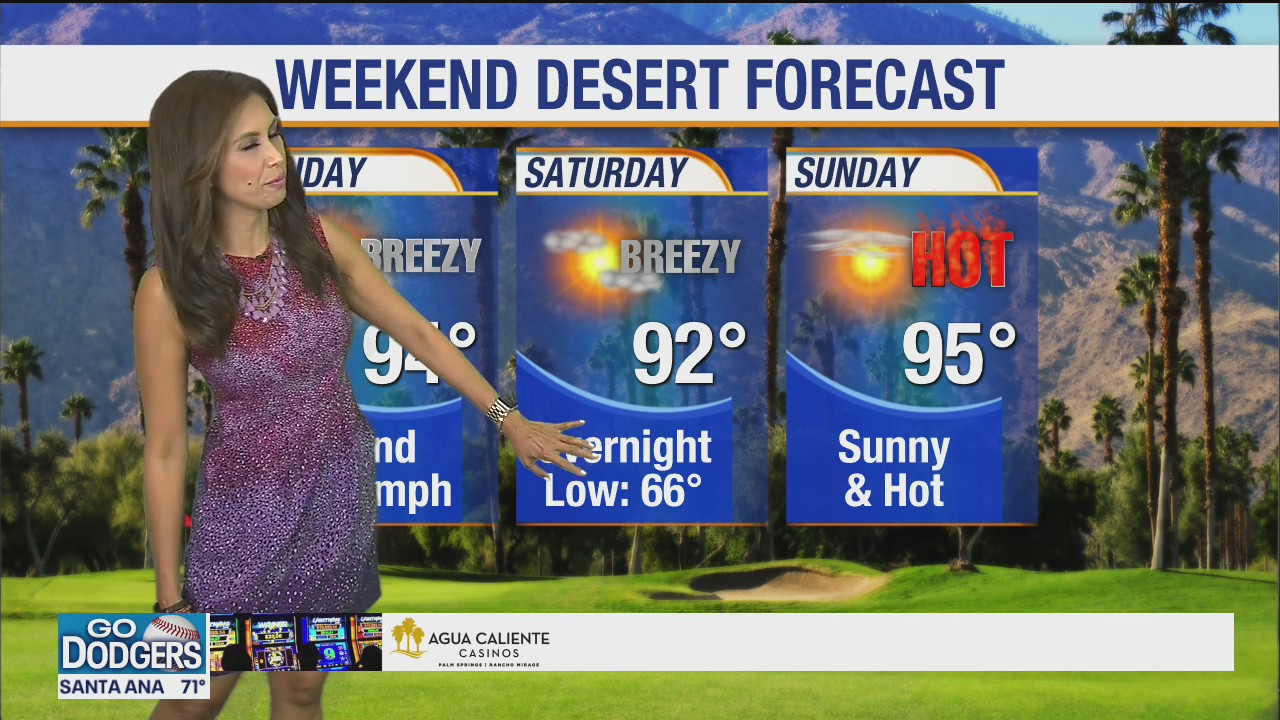 Weekend desert forecast for Oct. 9-11