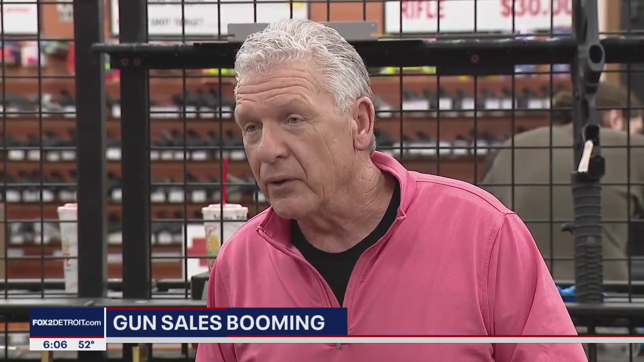 Gun sales through the roof at local Michigan weapons' retailers