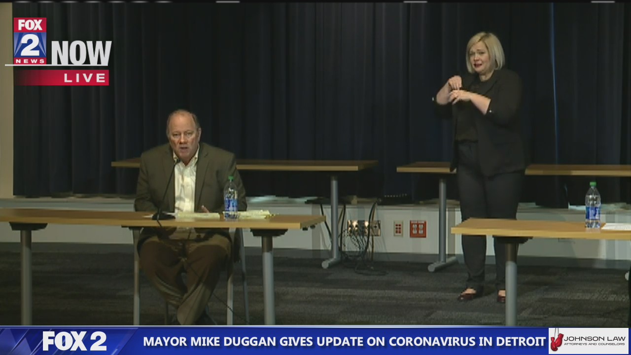 Detroit Mayor Mike Duggan announces Chief James Craig has coronavirus