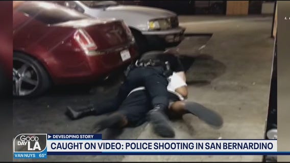 Caught on video: Police shooting in San Bernardino