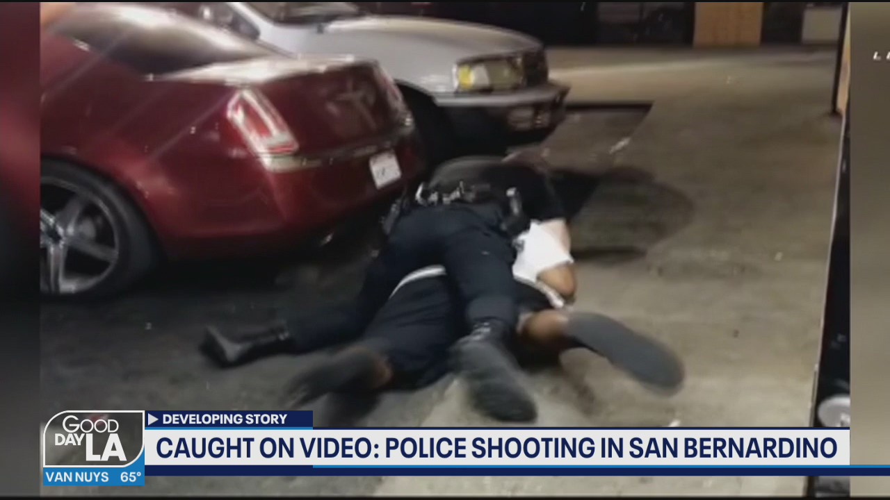 Caught on video: Police shooting in San Bernardino