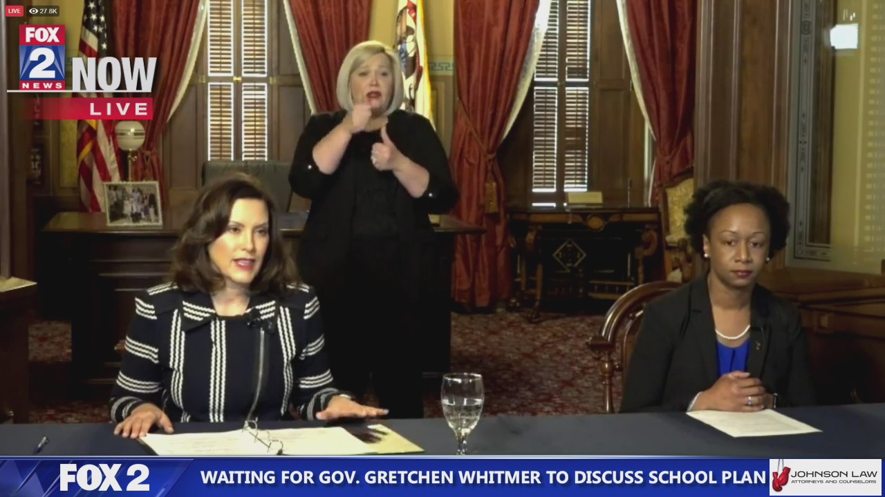 Gov. Gretchen Whitmer unveils school plan due to coronavirus