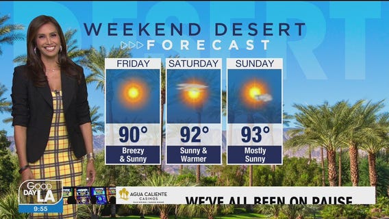 Weekend desert forecast for October 30-November 1