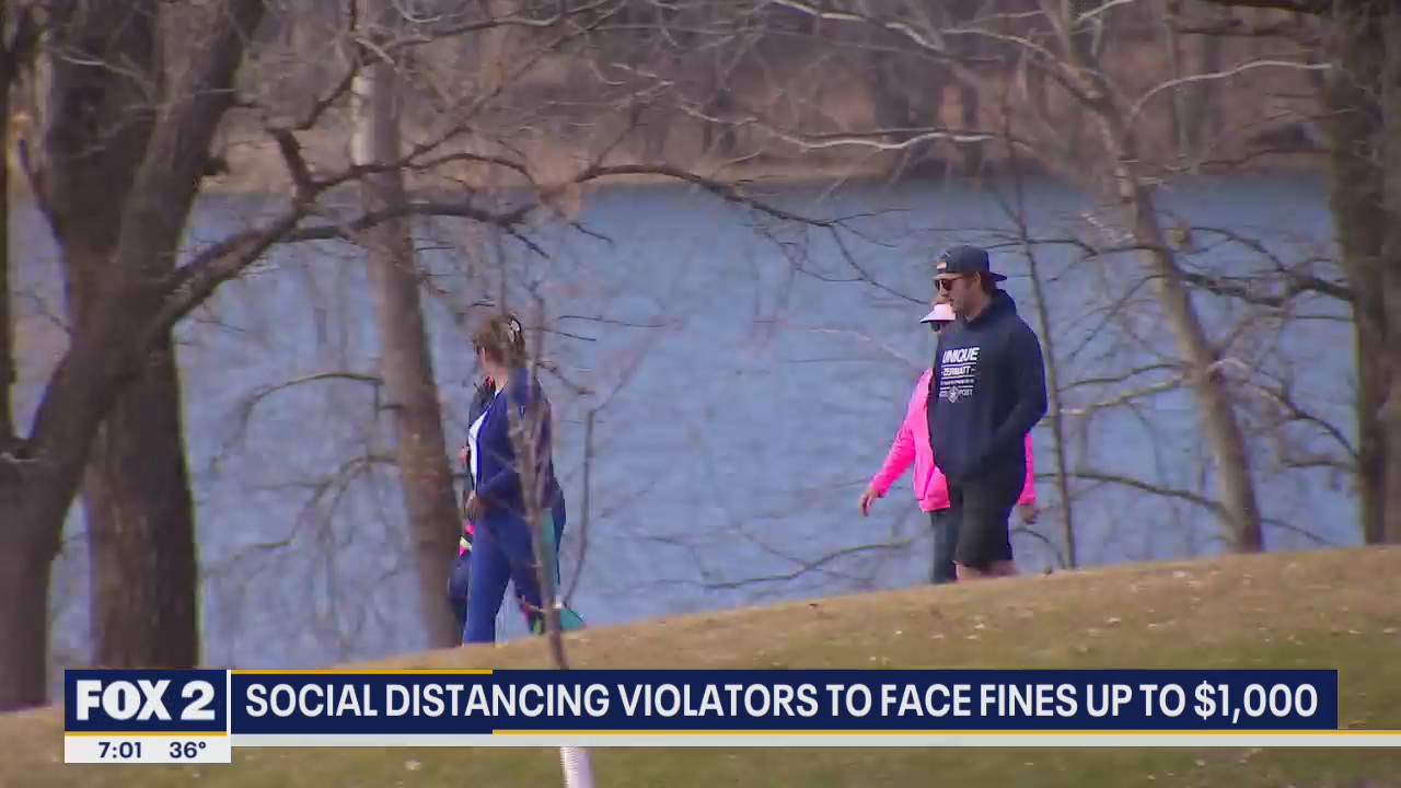 You can be criminally penalized for breaking social distancing rules in Michigan