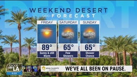 Weekend desert forecast for November 6 - 8