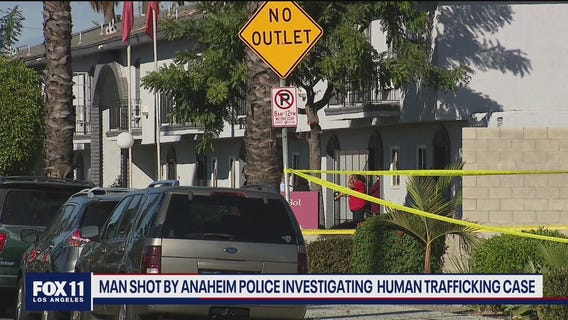 Man shot by Anaheim police investigating human trafficking case