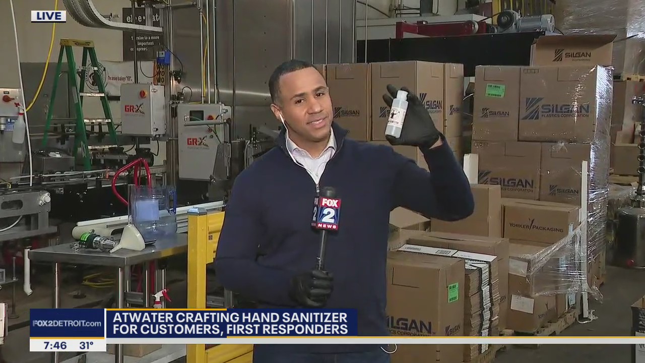 Atwater Brewery breaks down how it makes hand sanitizer