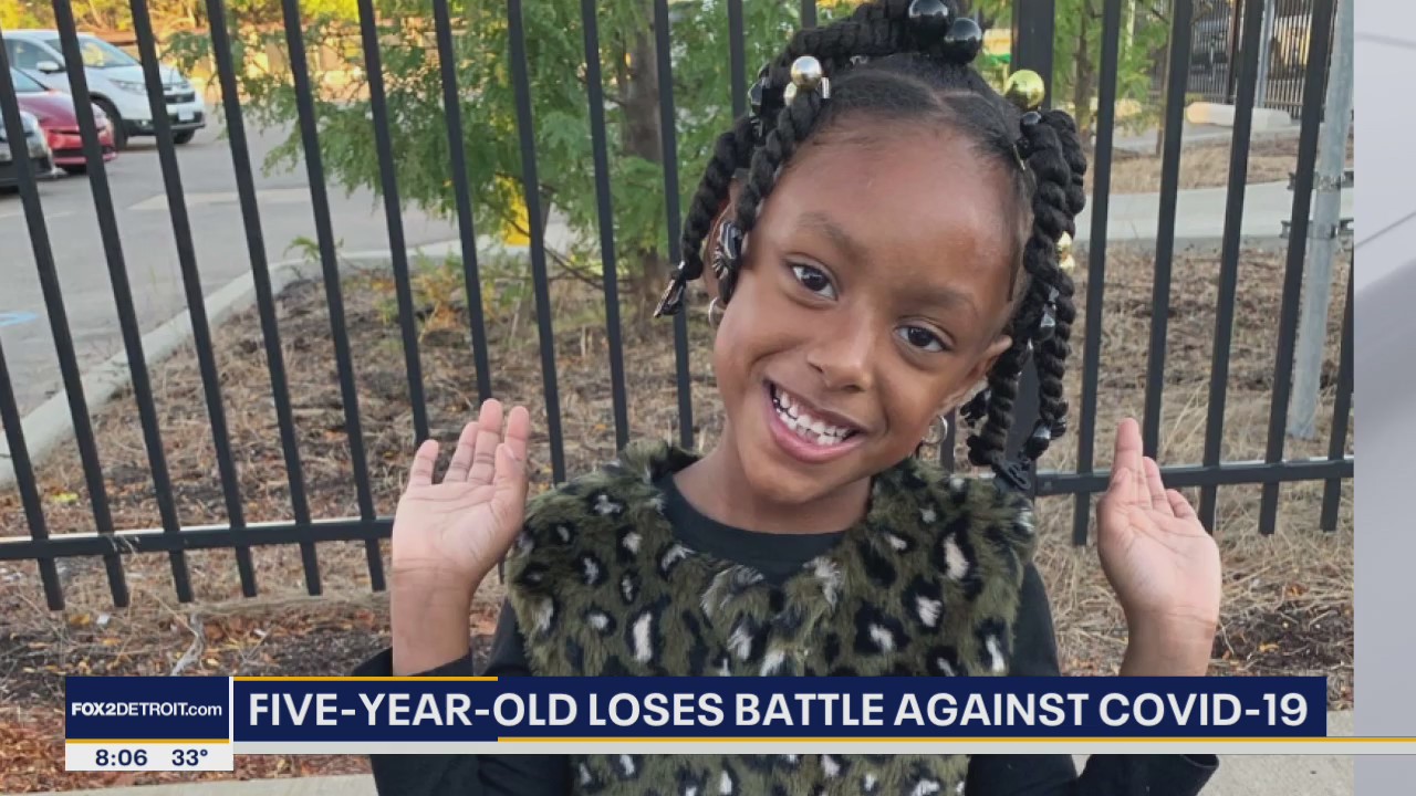 5-year-old Detroit girl loses battle against COVID-19