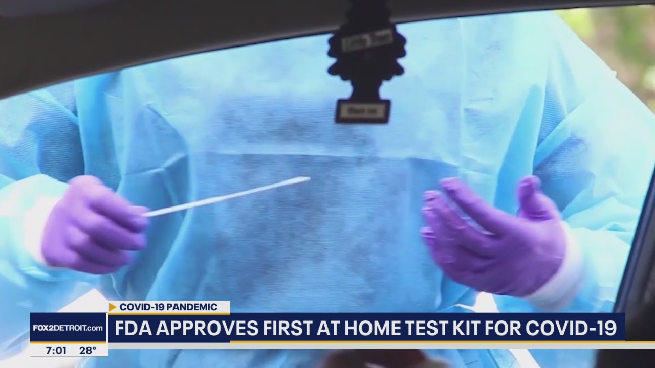 When could the new FDA-approved at-home test arrive at your residence?