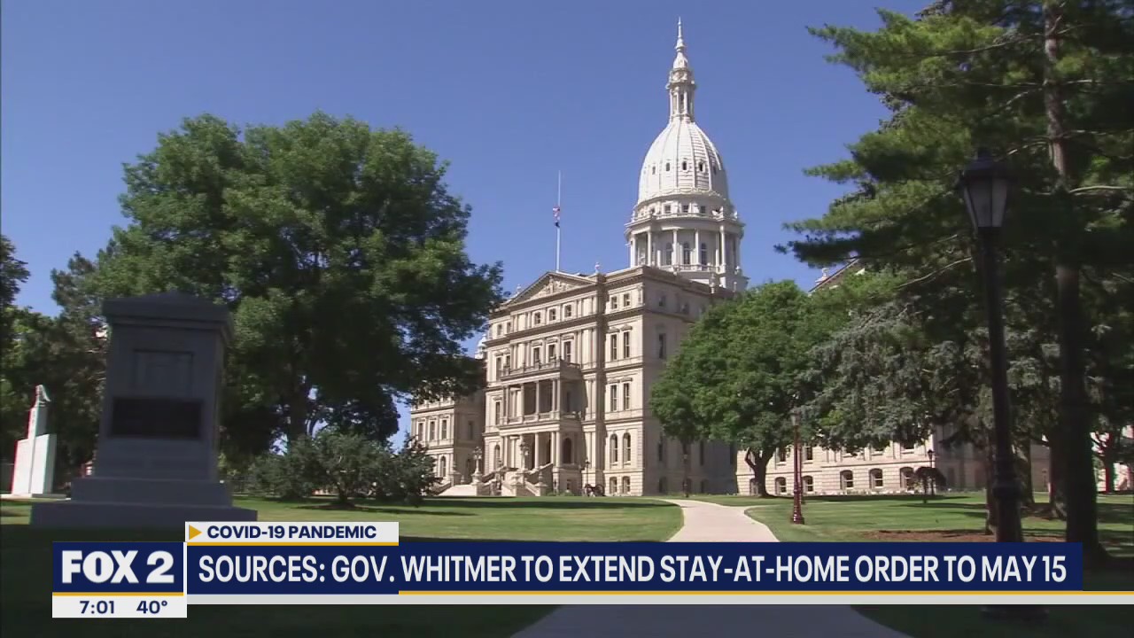 Gov. Whitmer to announce second extension on stay-at-home order on Friday