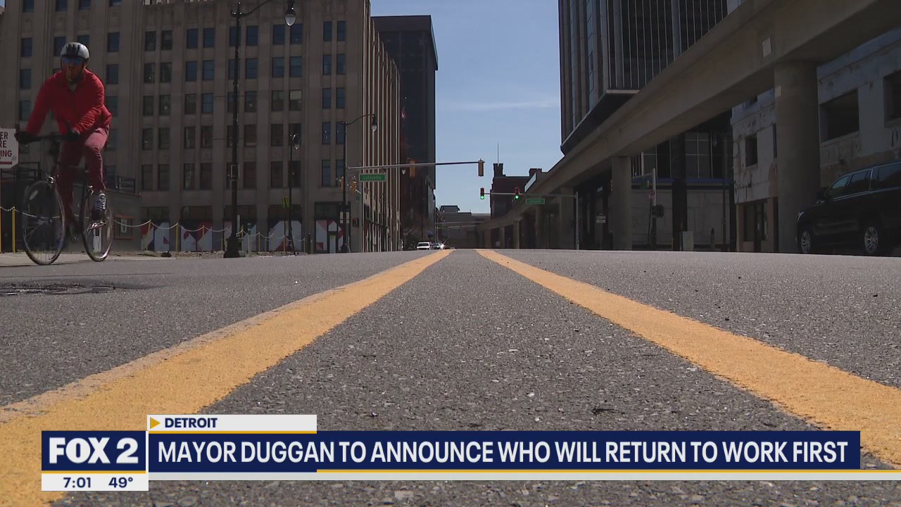Mayor Duggan to announce which city workers can go back to work Tuesday