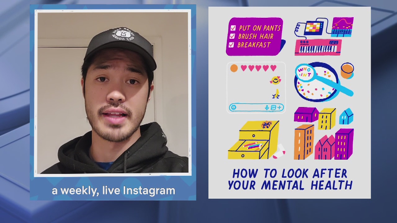 Help on Instagram to help young people cope with COVID-19