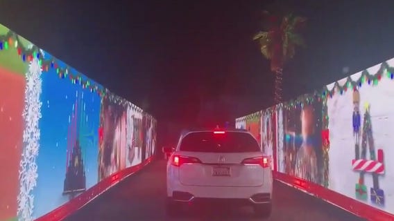 Hundreds show up for opening night of the Dodgers Holiday Festival