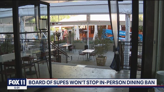 LA County leaders to uphold in-person dining ban