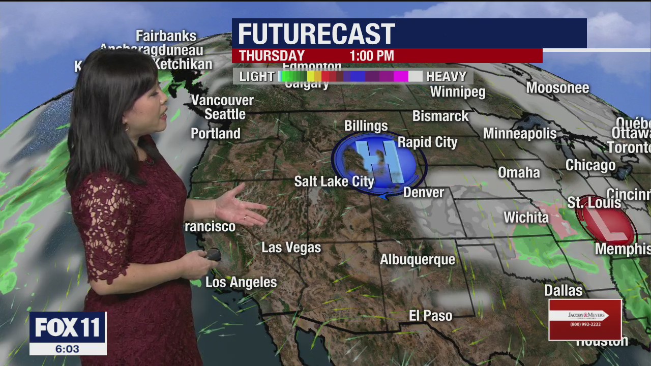 Weather Forecast for Sunday, November 29