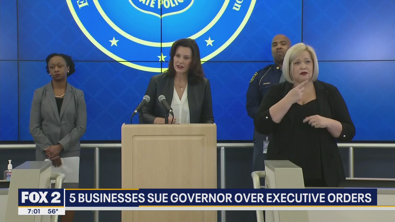 Five businesses suing Gov. Whitmer over executive order want a jury trial