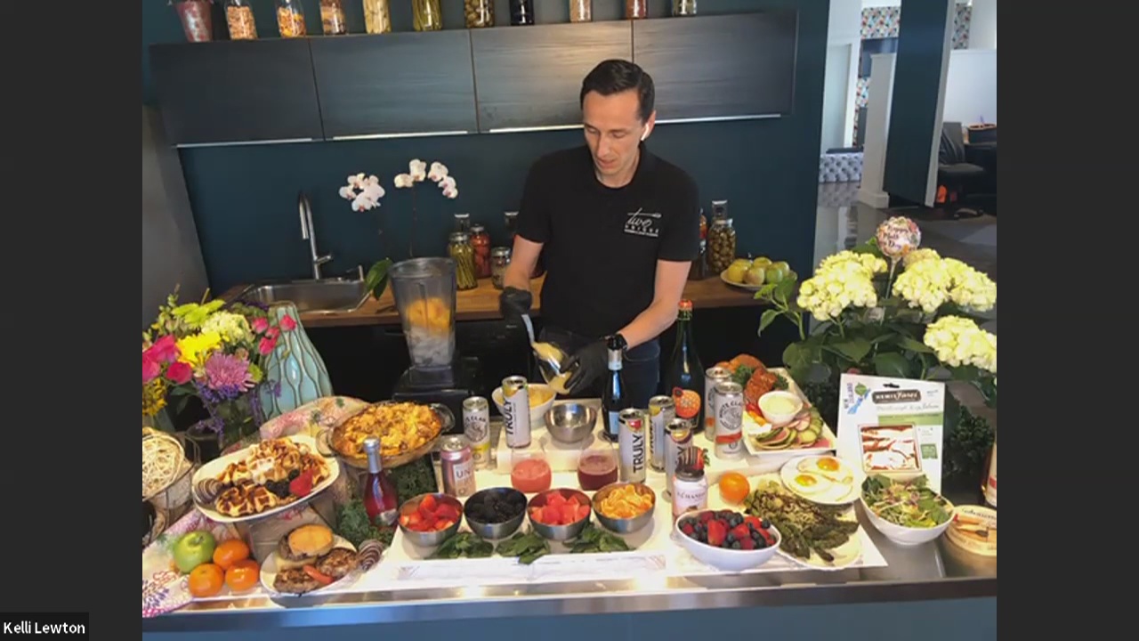 Mixing up drinks for your Mother's Day Brunch