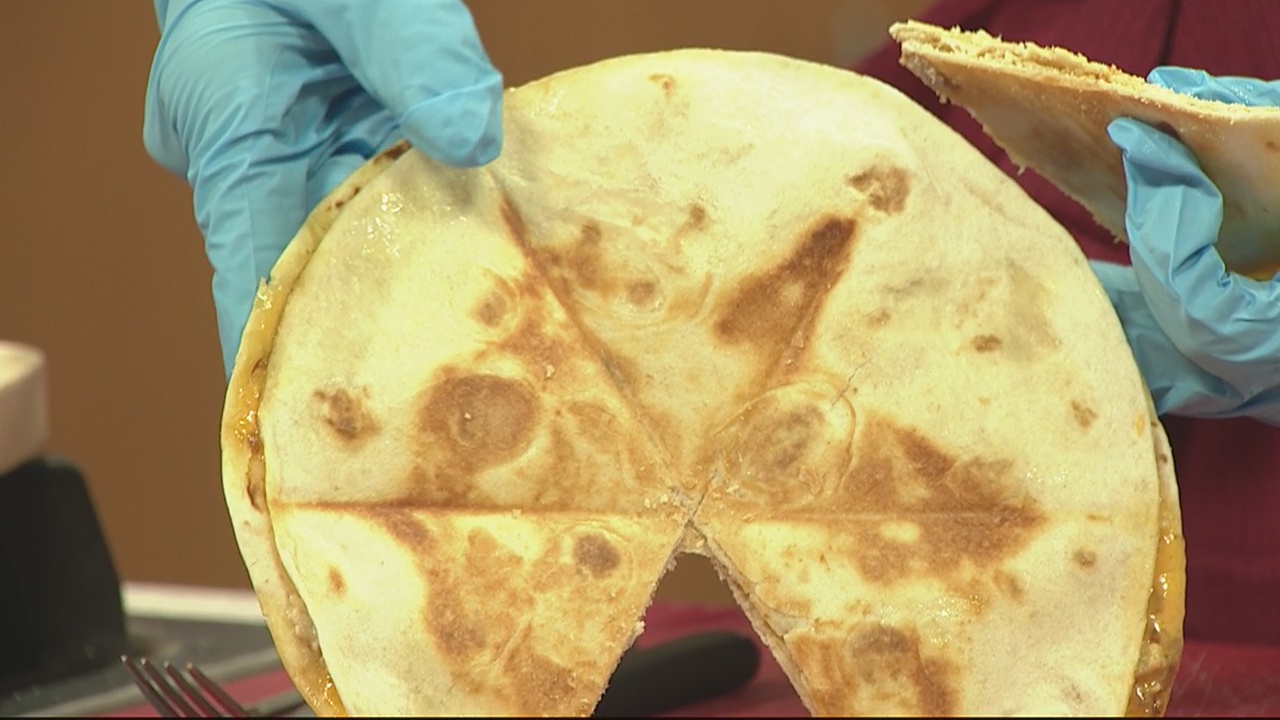 Making a Quesadilla on Cinco de Mayo