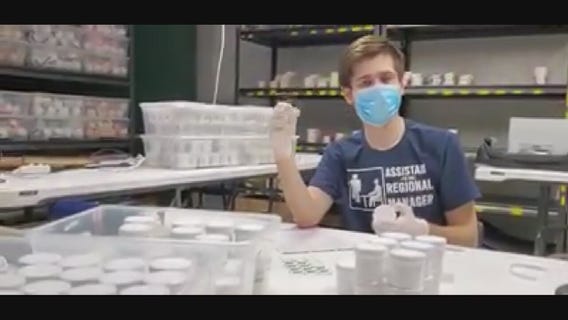 Donate body butter from brothers' homemade business to hospital staff in Mich.