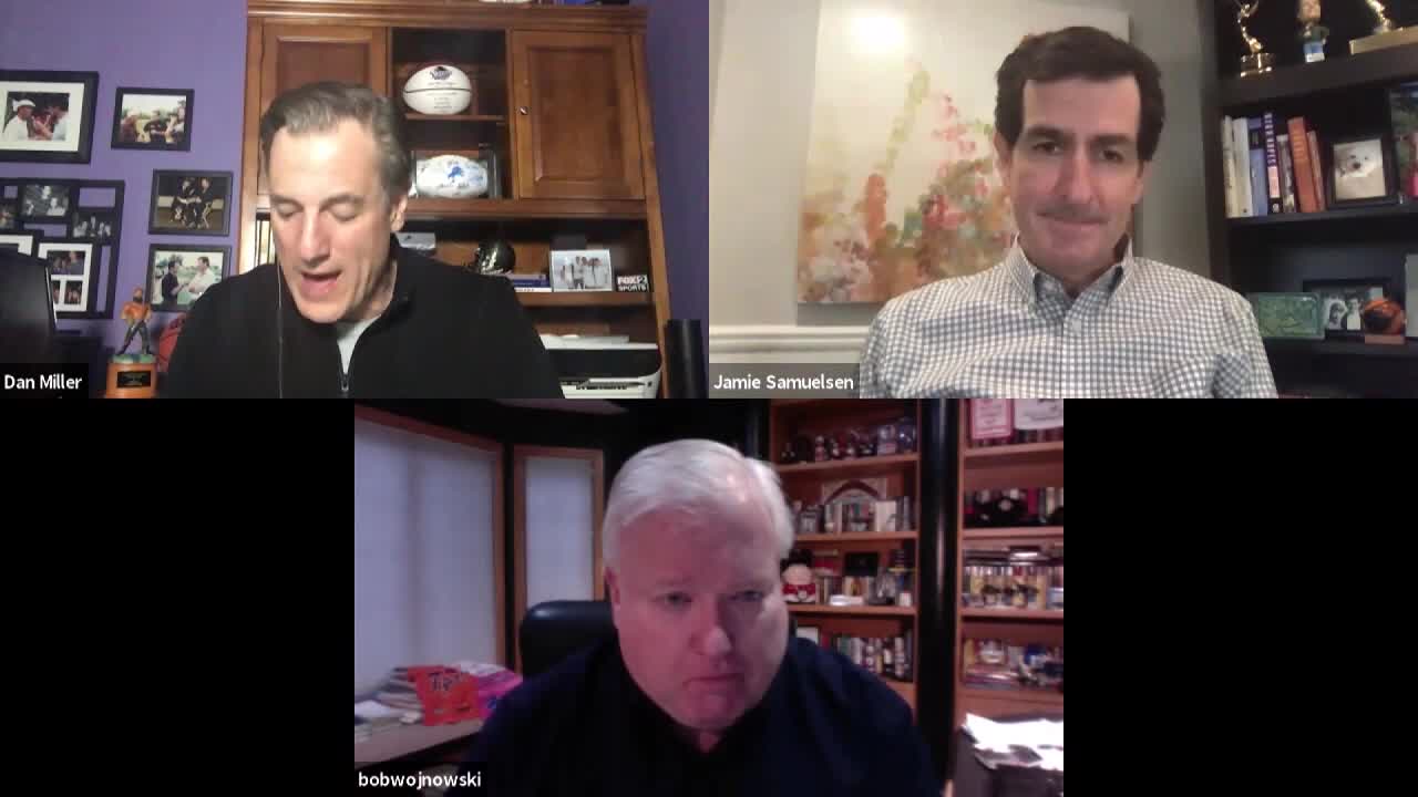 SportsWorks 5-10-20 -- Dan, Jamie & Wojo hit on college football, the Lions & "The Last Dance"