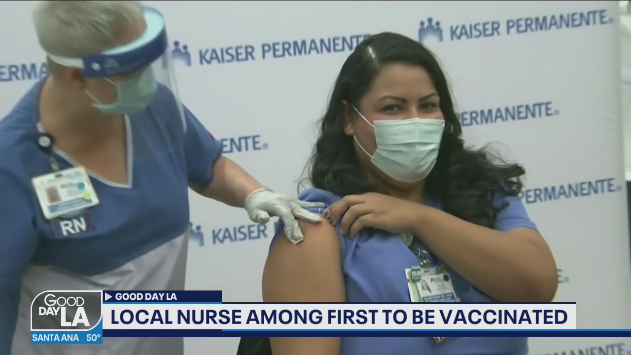 Local nurse among the first to receive COVID-19 in California