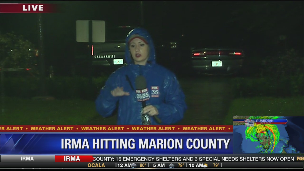 HURRICANE IRMA: Storm hitting Marion County