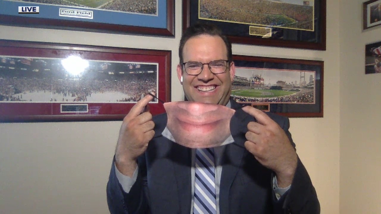 How Ryan Ermanni got his face, on a face mask