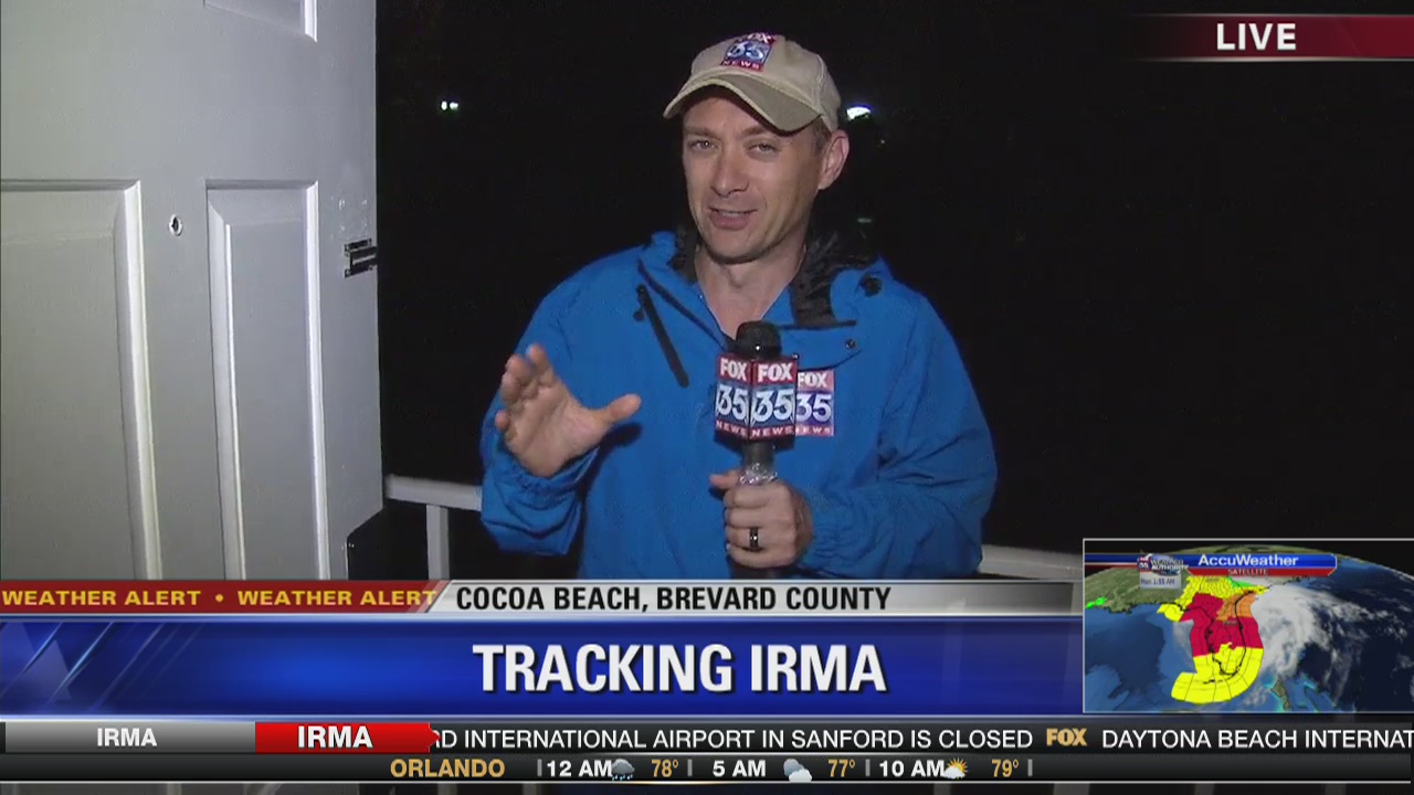 HURRICANE IRMA: Reports from Cocoa Beach